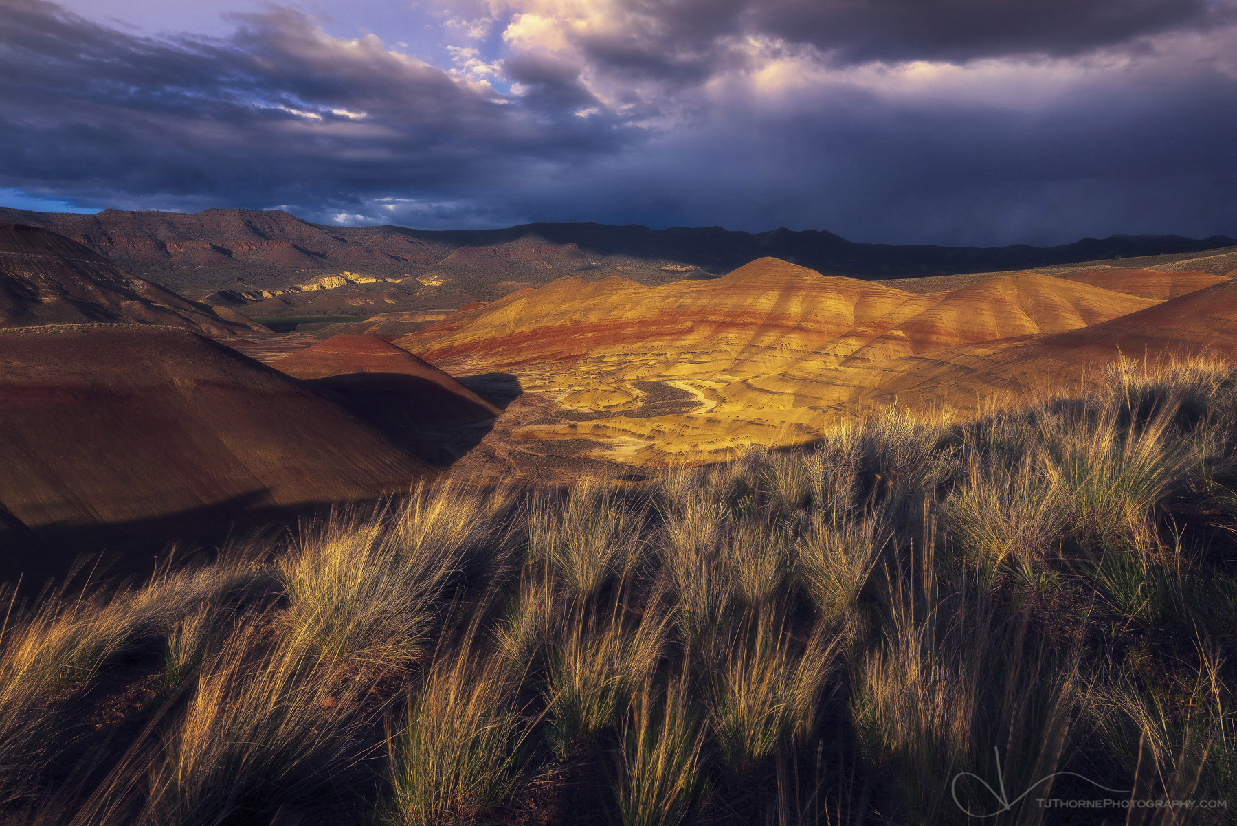 Sunset light falls on the Painted Hills, Oregon. Holy crap do I love Oregon. We have so much diversity so close. At the last...
